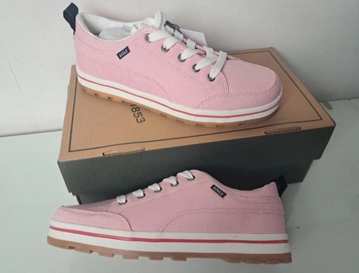 Aigle baskets en toile été femme P.39 neuves - photo numéro 3