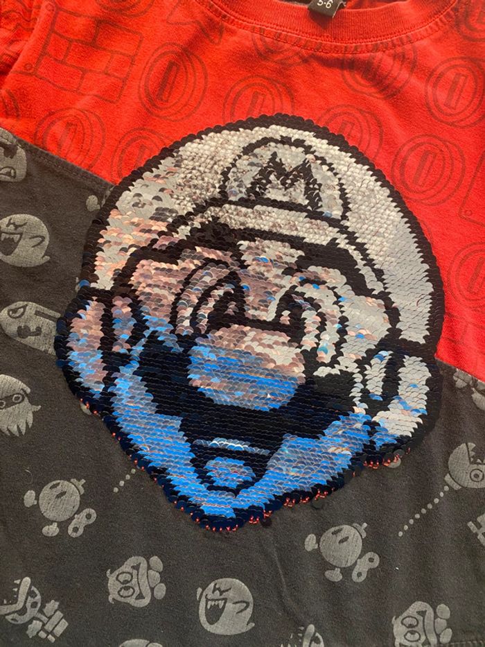 T-shirt longues manches Desigual Mario taille 5/6 ans - photo numéro 3