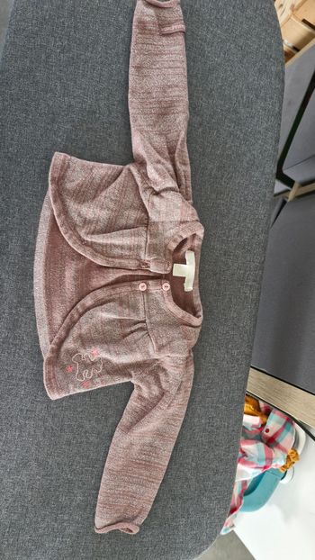 gilet 6 mois lulu castagnette