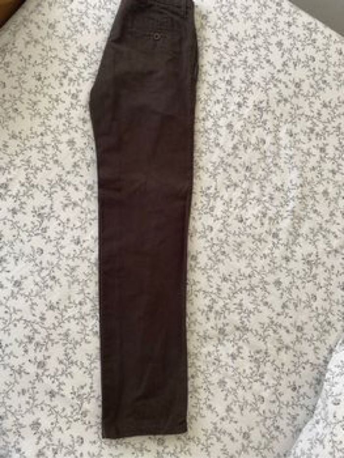 Pantalon marron chocolat Café Coton - photo numéro 6