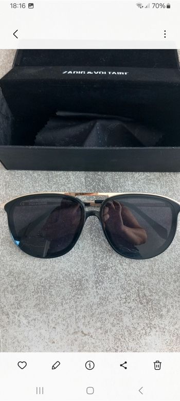 Paire de lunette solaire