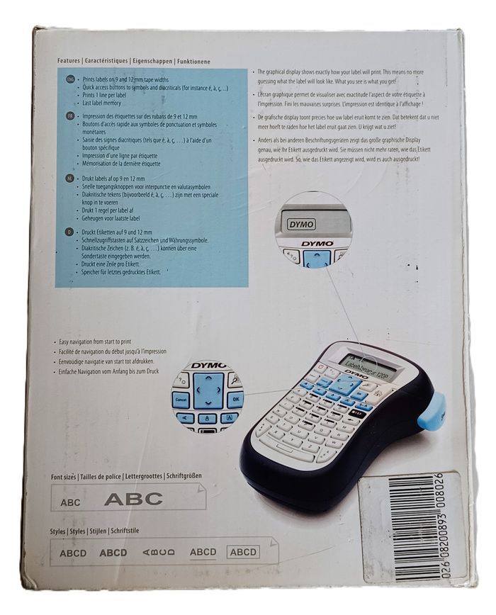 Dymo LabelMANAGER 120P Étiqueteuse électronique 180 ppp Clavier ABC - Notice - photo numéro 6