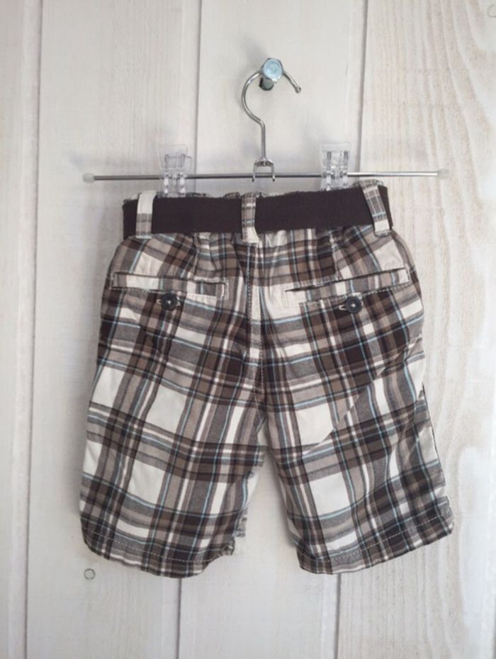 Bermuda carreaux - H&M - 12/18mois - photo numéro 2