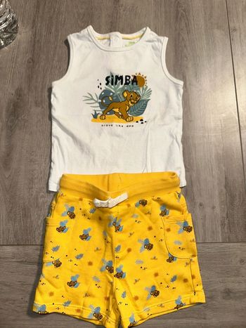 Ensemble short marcel simba