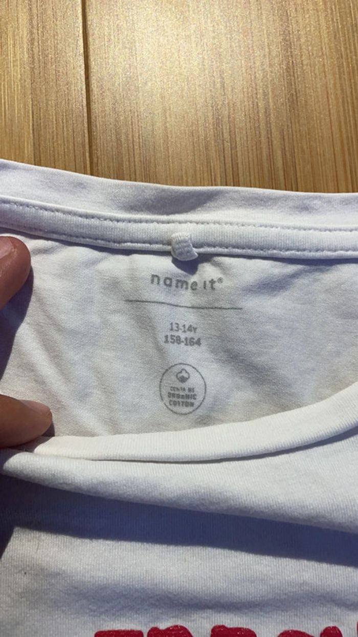 T shirt blanc taille 13/14 ans - photo numéro 2
