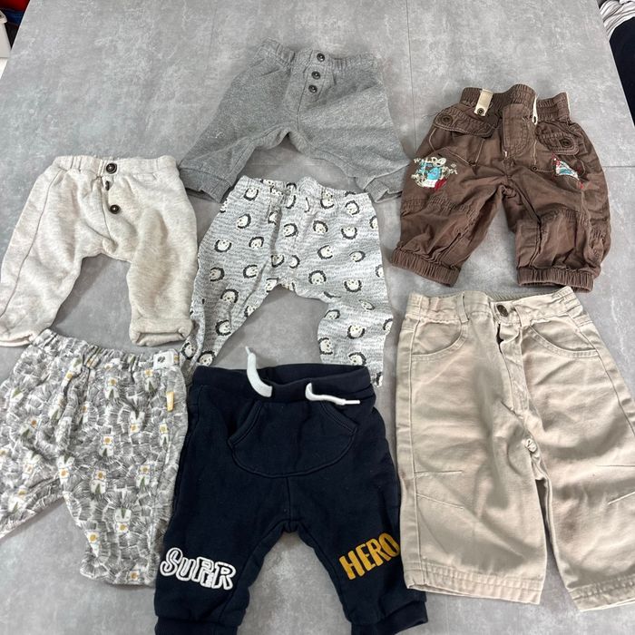 Lot 7 pantalons bébés 3 mois