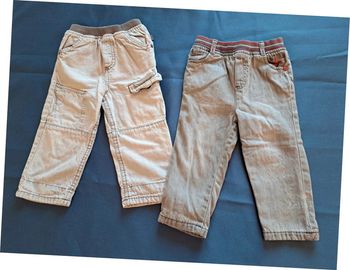 Lot de 2 jeans gris orchestra baby boy 18 mois