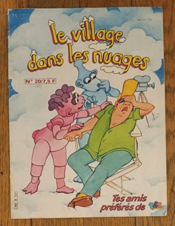 Ancien magazine Le village dans les nuages N°20 1984 vintage