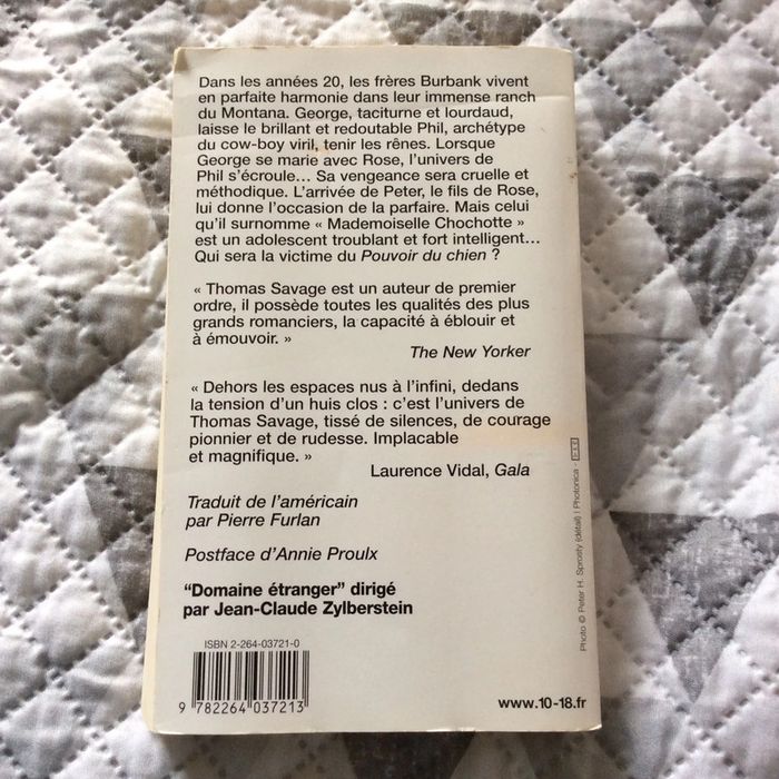 #le pouvoir du chien Thomas Savage - photo numéro 3