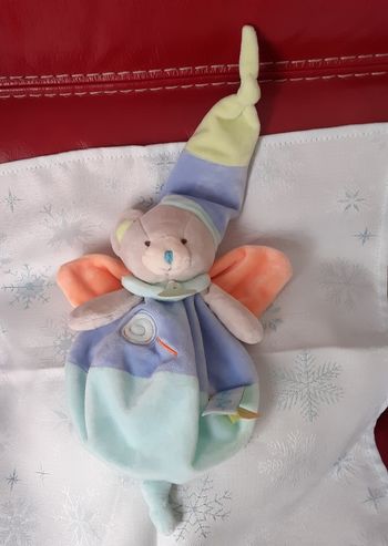 Baby nat: Doudou plat Ourson