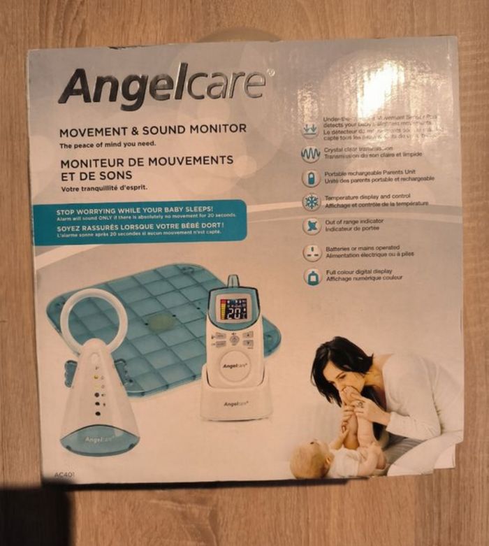 Babyphone angelcare moniteur de mouvements et de sons