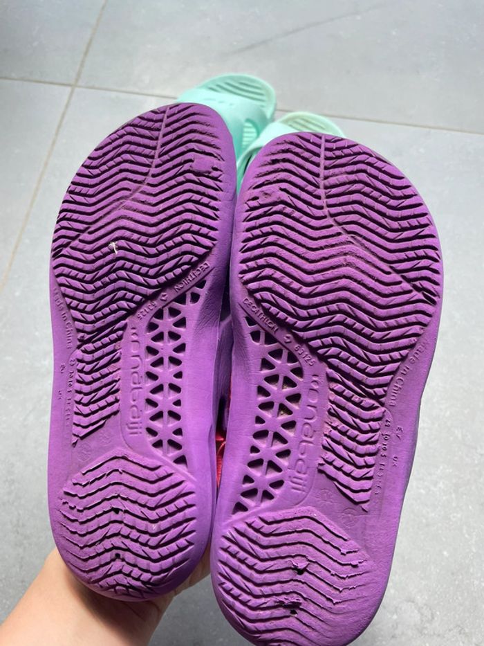 Lot claquettes chaussures plage décathlon - photo numéro 3