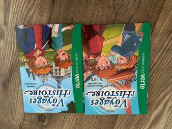 Lot 2 livres Nos voyages dans l’histoire 1 et 2