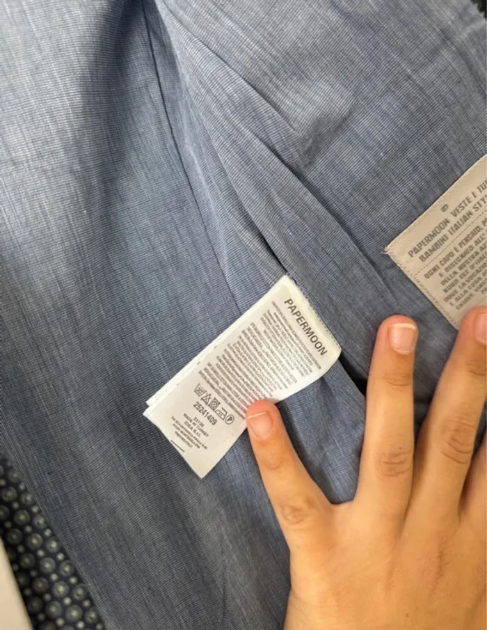 👔 veste de costume /blazer- garçon 5 ans - Papermoon- neuf avec étiquette - photo numéro 12