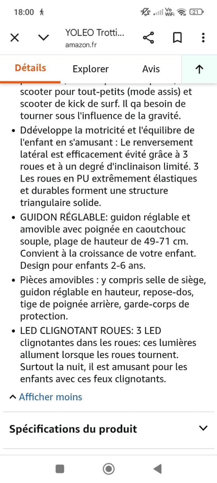 Trottinette évolutive - photo numéro 3
