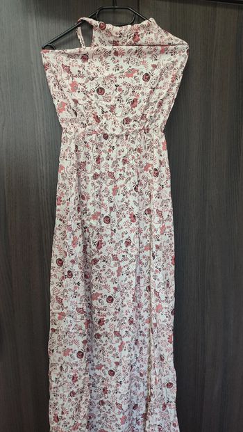 Robe longue fleurie