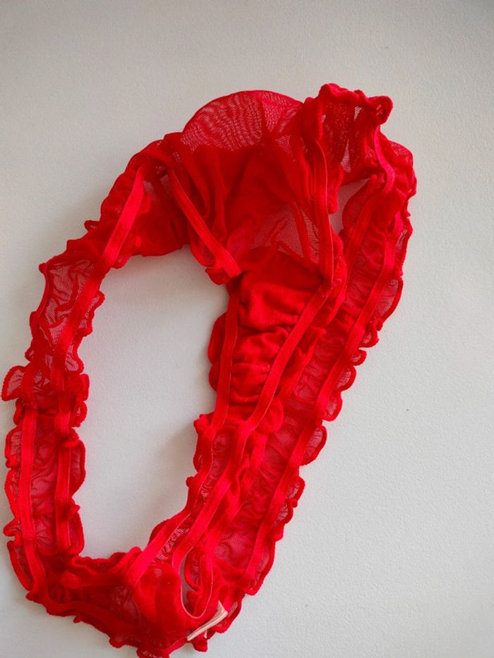 String rouge NEUF soleil sucré - photo numéro 6