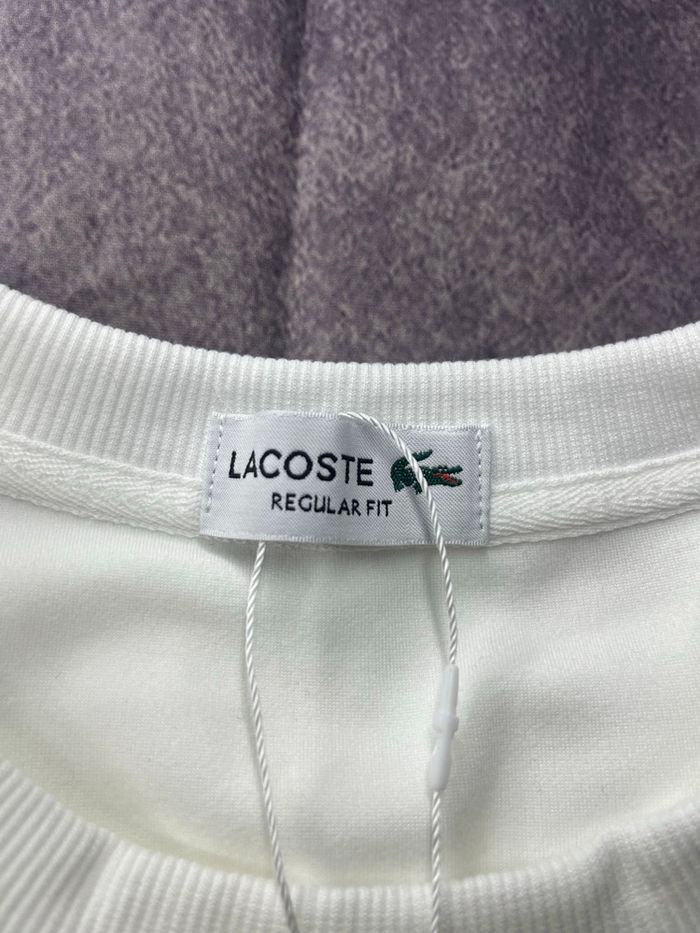 Pull Lacoste blanc - photo numéro 4