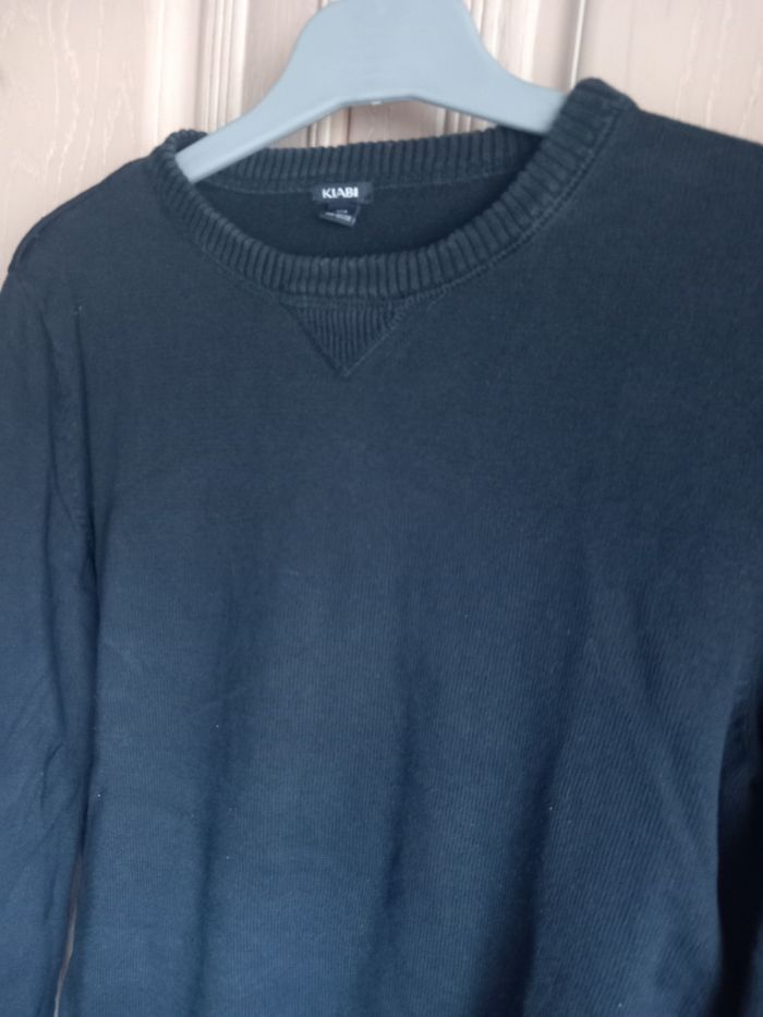Pull fin bleu marine 12 ans Kiabi - photo numéro 3