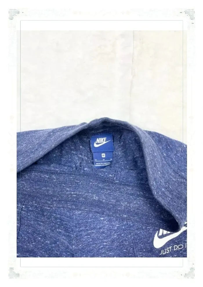 Jogging Nike bleu chiné -Taille S - Femme - photo numéro 5