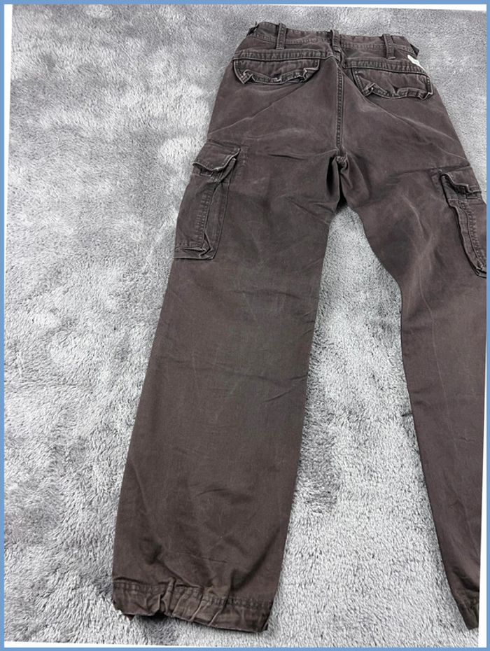 Pantalon large cargo Vintage Tommy Hilfiger Marron Taille W31 - photo numéro 17