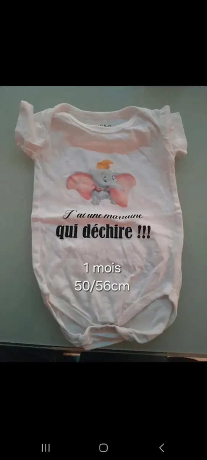 Body mixte MC 1mois