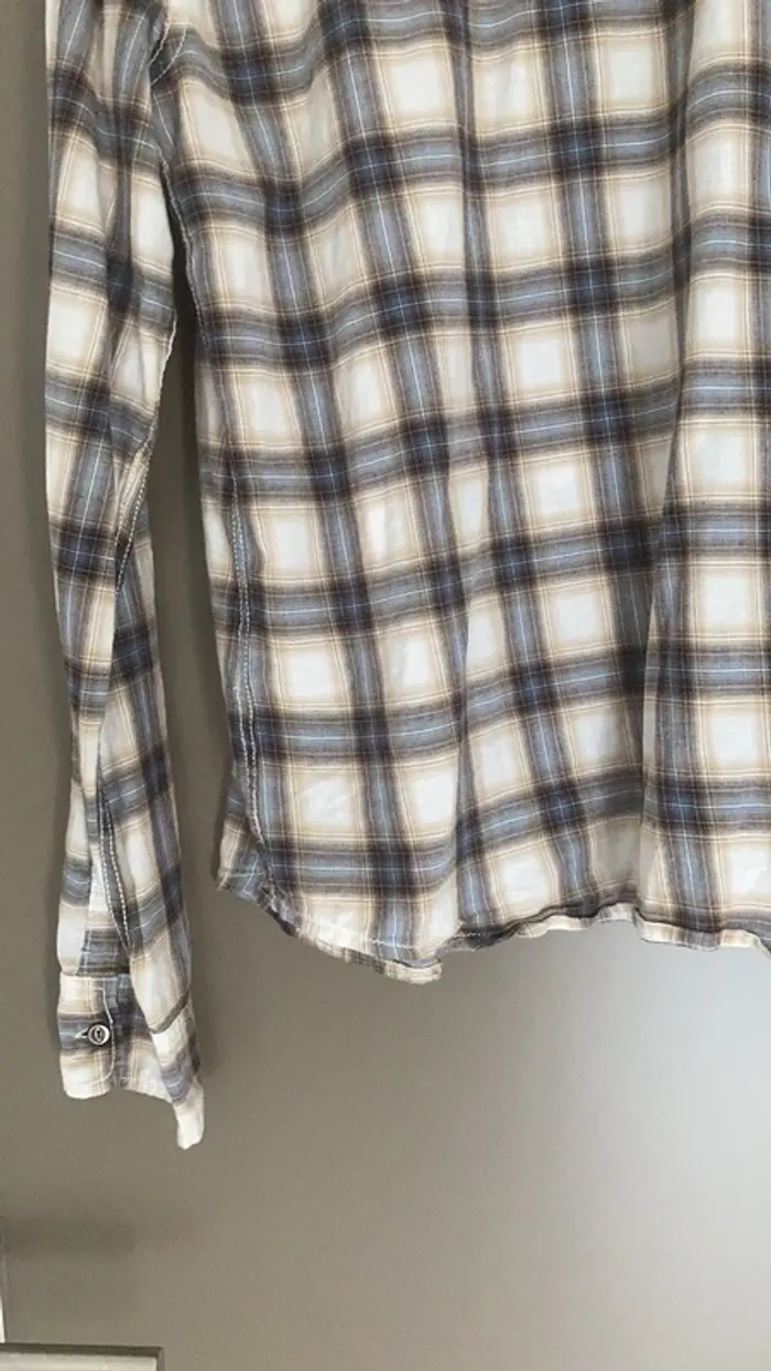 Chemise homme manches longues à L Japan Rags rayures et carreaux - photo numéro 10