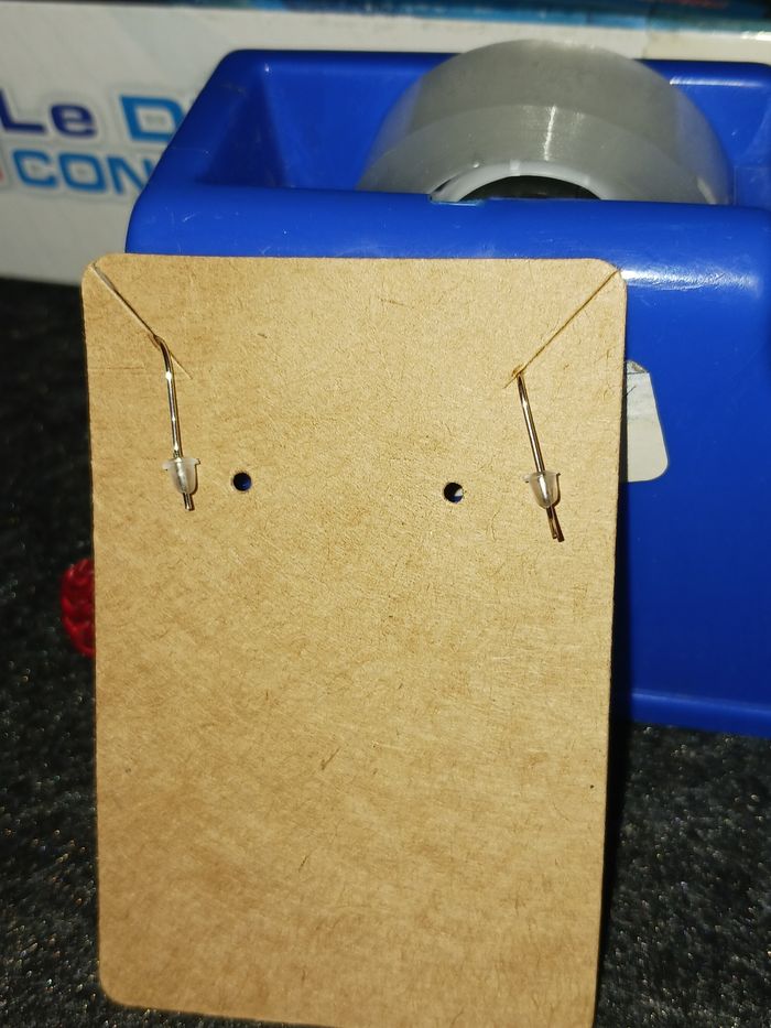 Boucle doreille acre et oeil de tigre - photo numéro 3