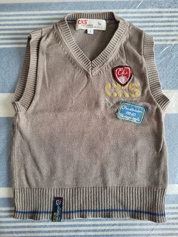 Pull sans manches 2 ans