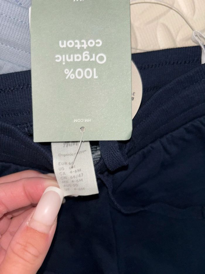 Lot / ensemble de 2 pantalons joggers bleu - photo numéro 4