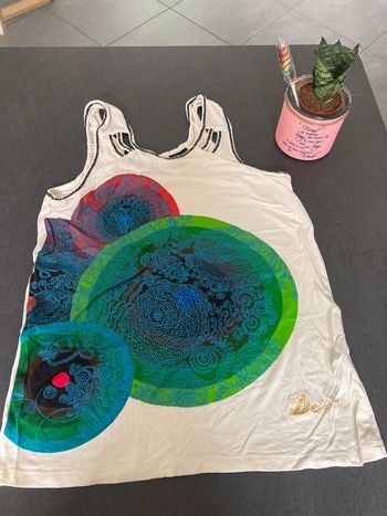 Desigual haut débardeur top vêtement femme taille M