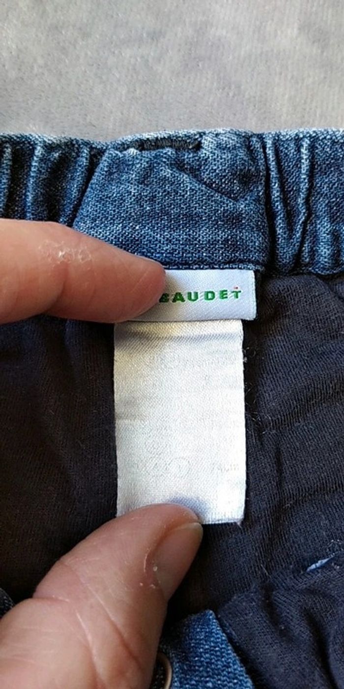 Pantalon jeans Fille 9/12 mois 100% coton Verbaudet - photo numéro 8