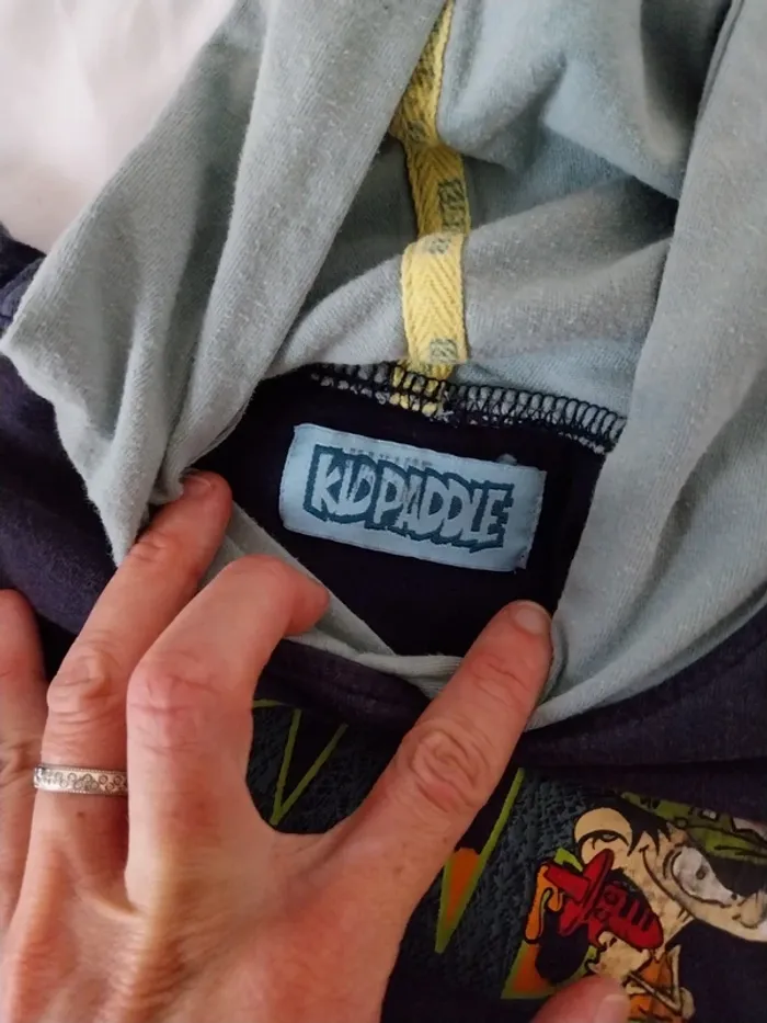 Pull à capuche garçon 3 ans Kidpaddle - photo numéro 3
