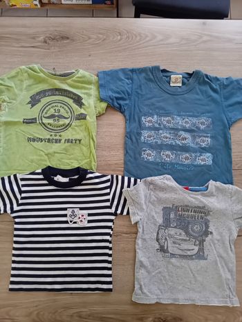 Lo5 4 tee-shirts 2 ans