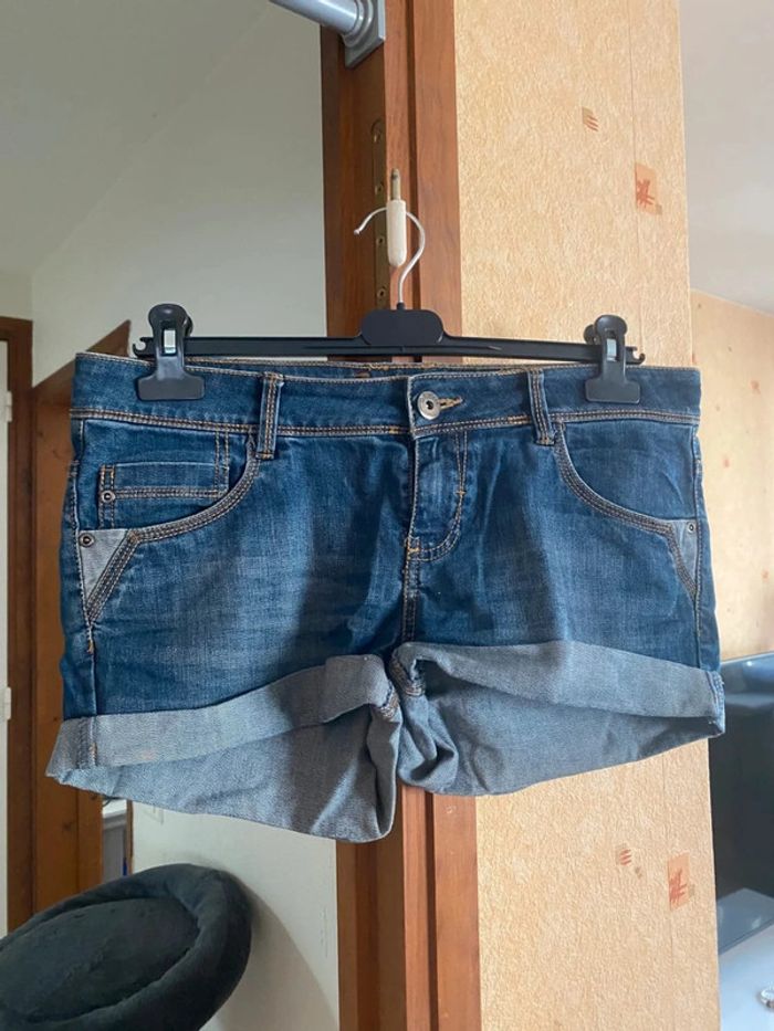 Short en jeans