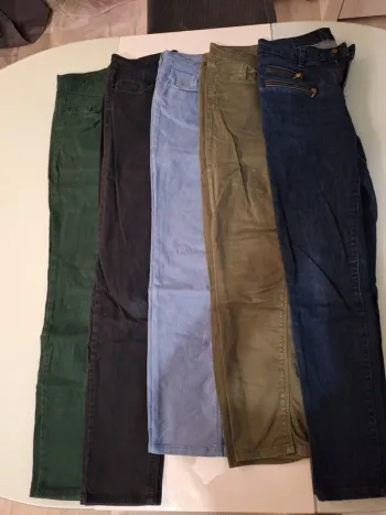 Lot 5 pantalons jeans 40