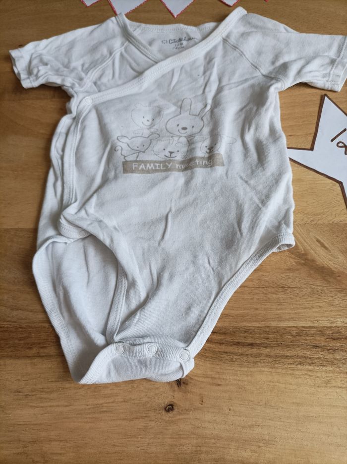 Body croisé mixte kitchoun 1 an