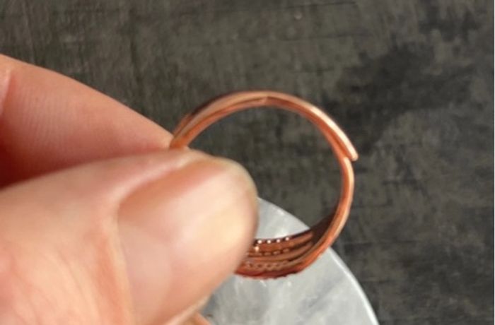 Élégance Discrète : Bague Ajustable Améthyste & Acier Inoxydable - photo numéro 6