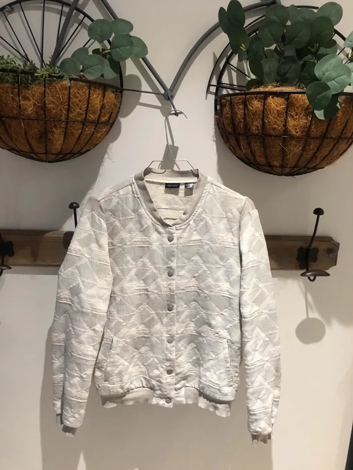 Veste Bombers beige Taille 44 - photo numéro 2