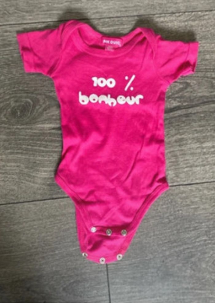 Body Pick Ouic manches courtes taille 3 mois