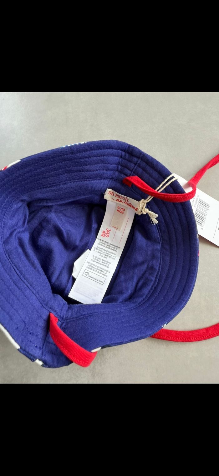 Chapeau avec ficelle 1/3 mois - photo numéro 6