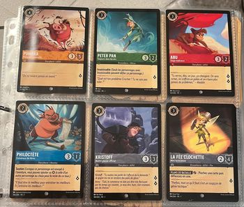 Lot de 241 cartes Lorcana - Chapitre 1 à 6