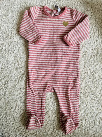 Pijama petit coeur 12 mois