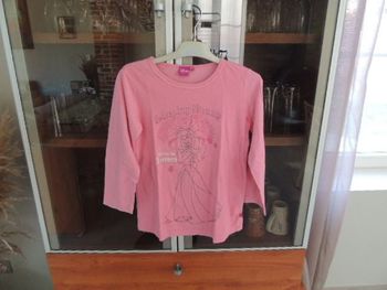 Long tee shirt fille Disney Princess 5/6 ans
