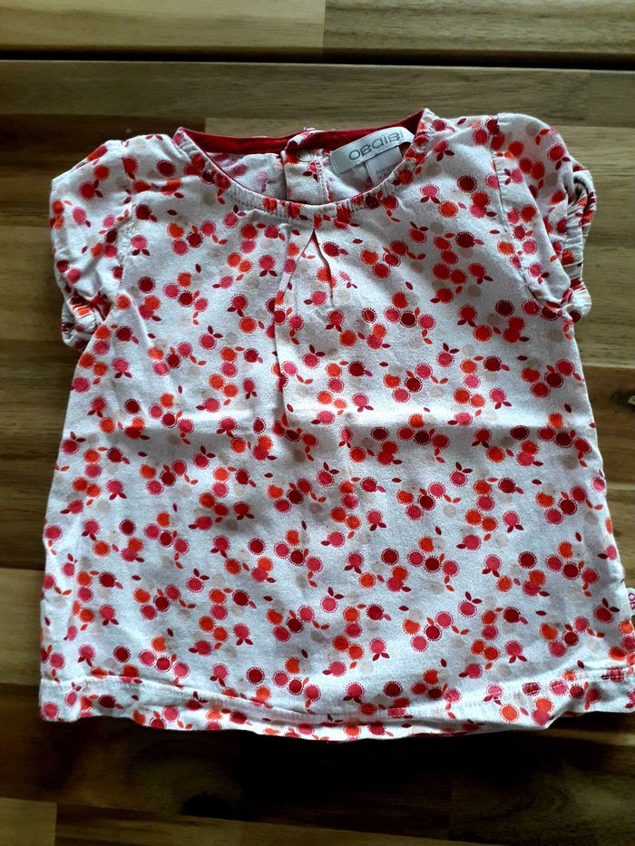 T-shirt Obaïbi motif pommes