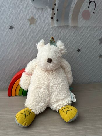 Ours blanc musical "Le voyage d'Olga" de Moulin Roty