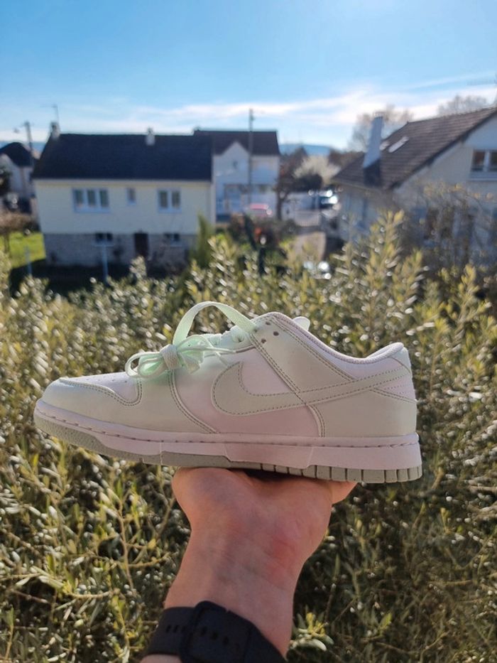Nike Dunk Low Next Nature White Mint - photo numéro 3
