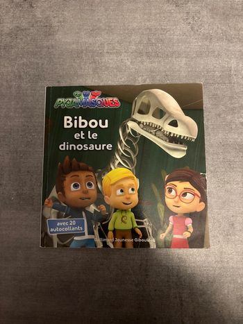 Livre Pyjamasques, Bibou et le dinosaure