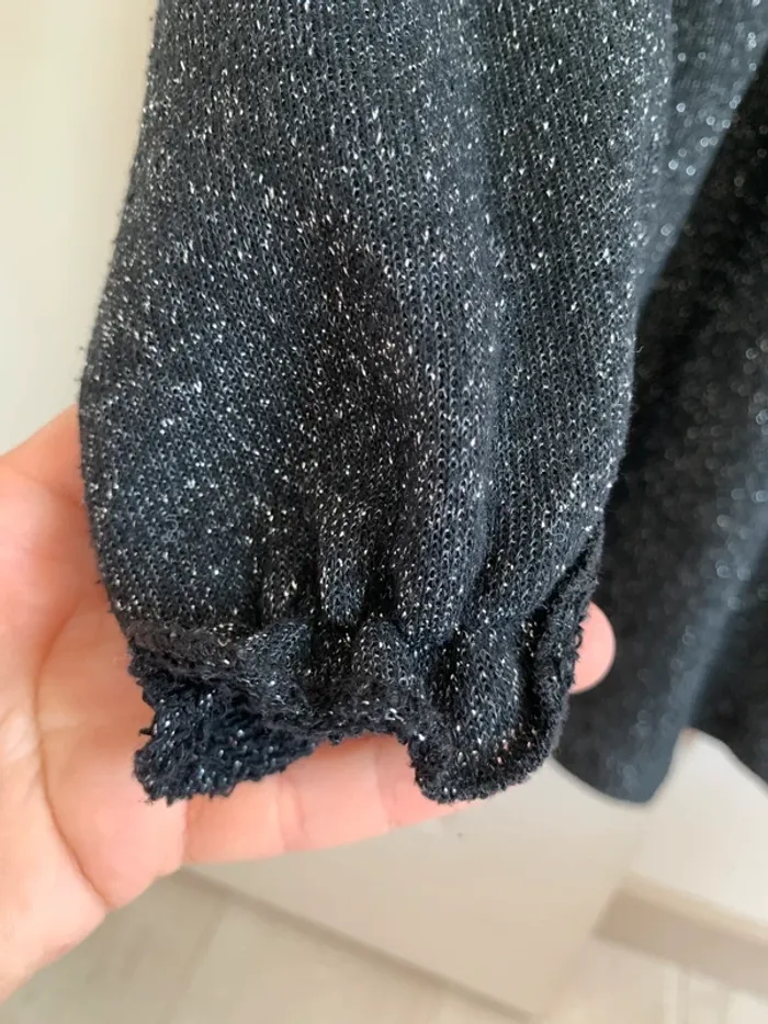 Robe noir paillettes 5-6ans - photo numéro 6