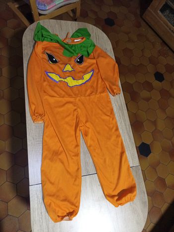 Costume de citrouille 4 ans